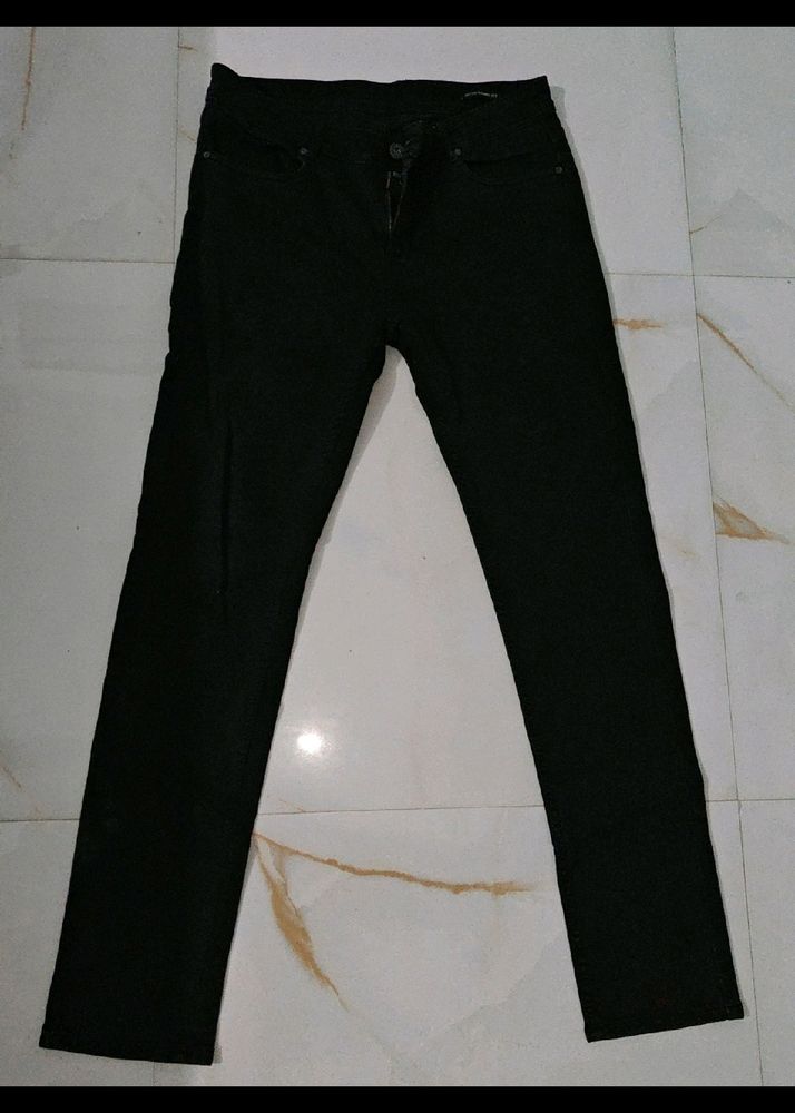 Men's Black Denim Jeans