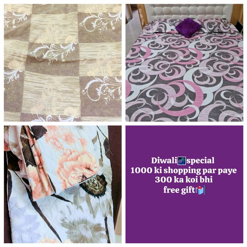 3 Cotton Bedsheets