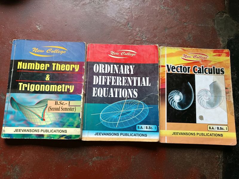 B.A./B.Sc. 2nd Sem. Maths Books