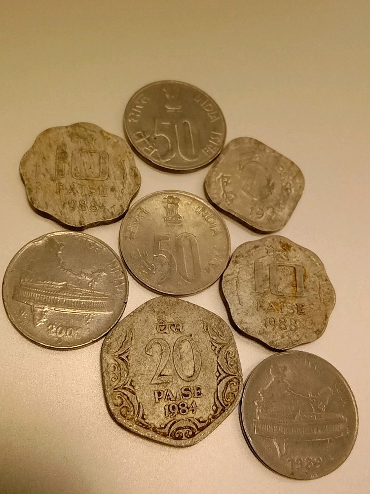 Old Indian Coins.