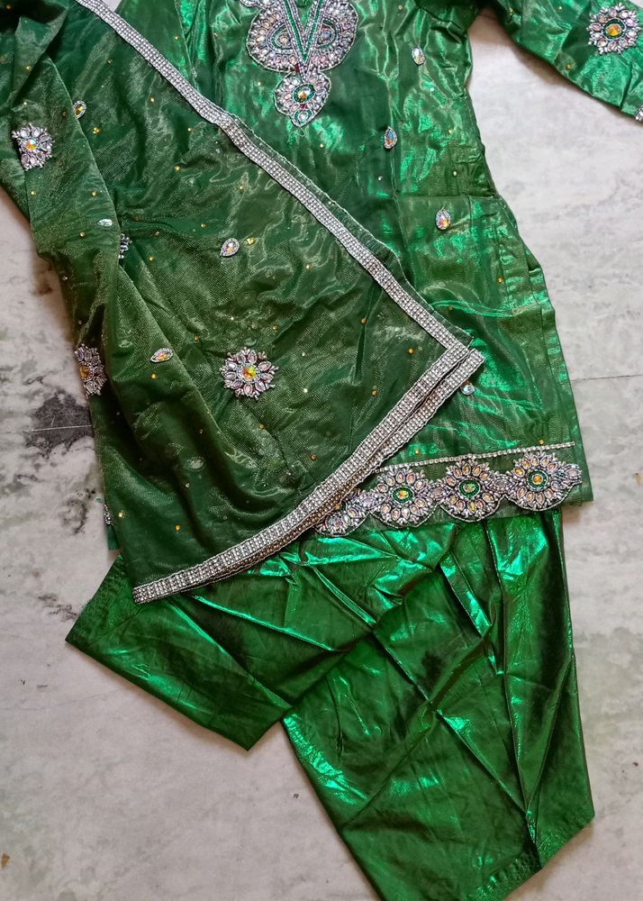 Three Piece Kurta Set With Dupatta