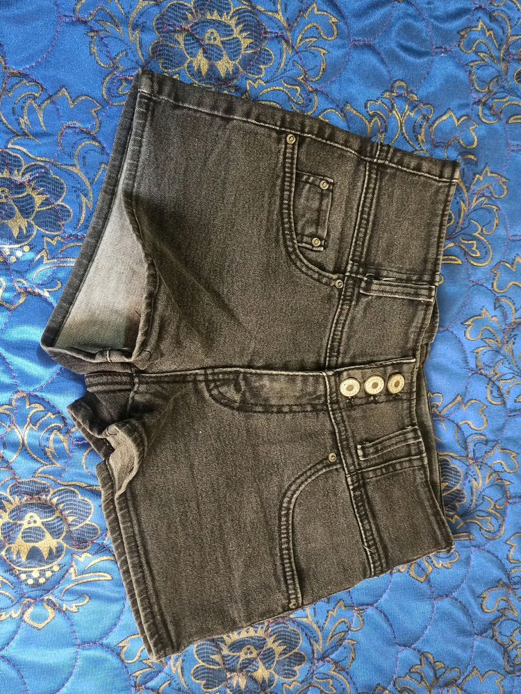 Charcoal Black Shorts