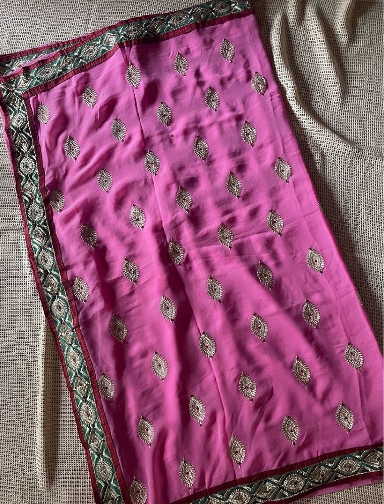 Heavy Saree With Stitched Blouse