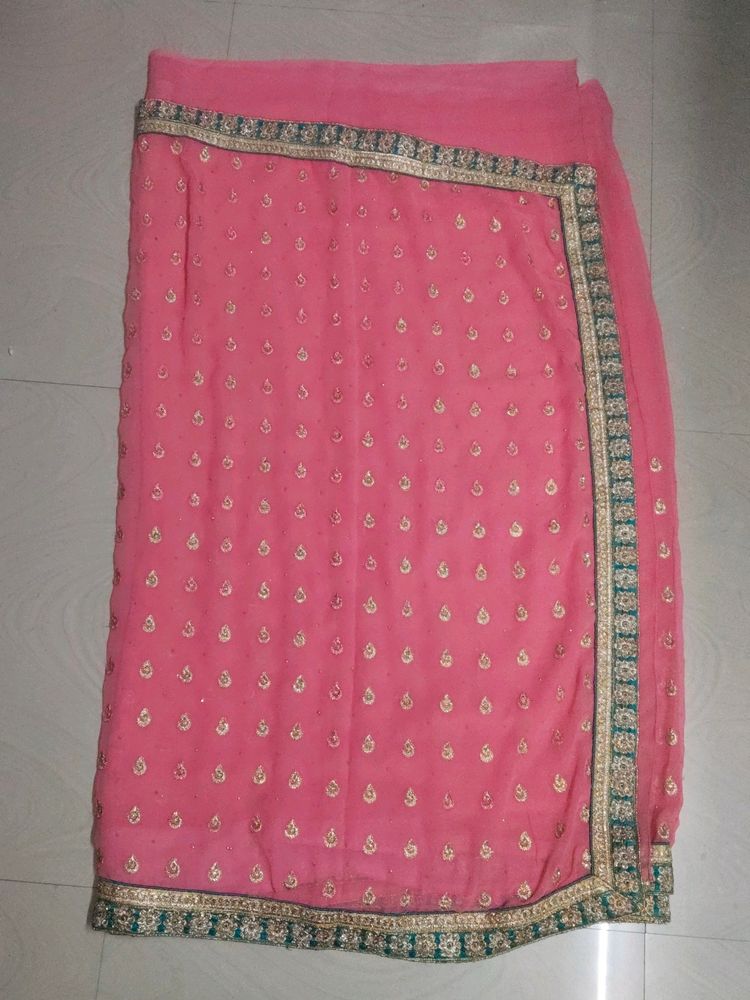 Baby Pink Beautiful Saree