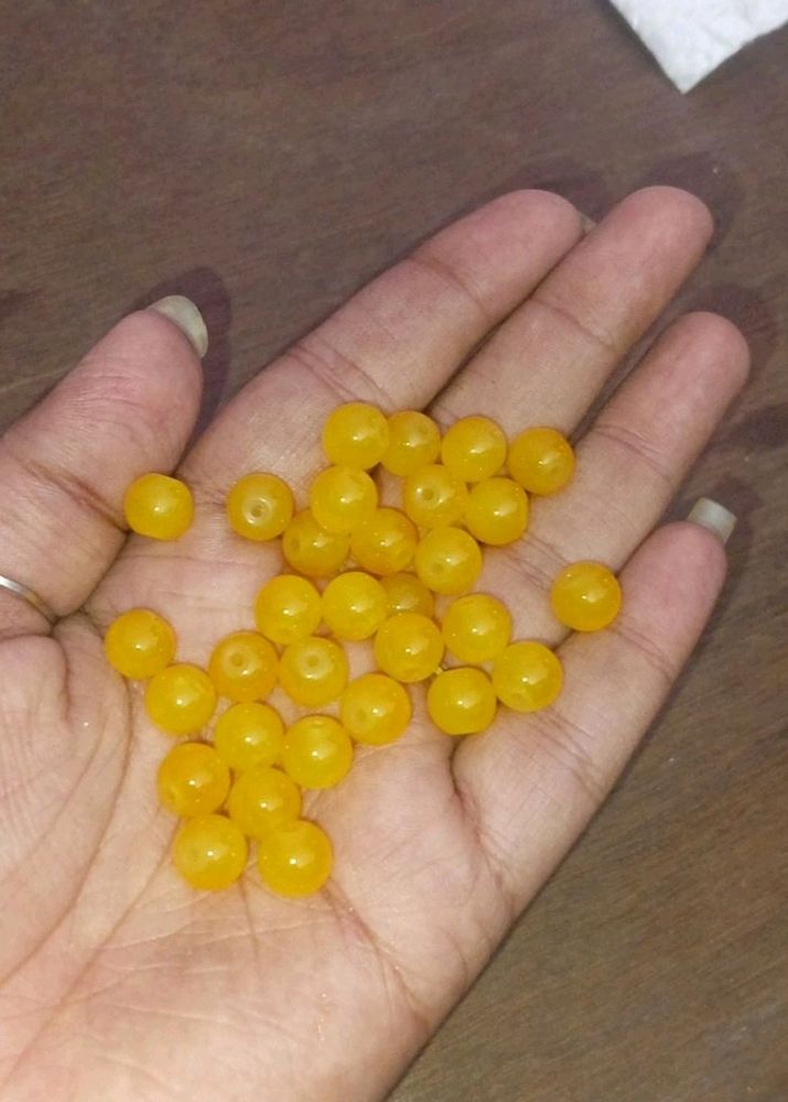 Lemon Glass Beads (Raw Material)