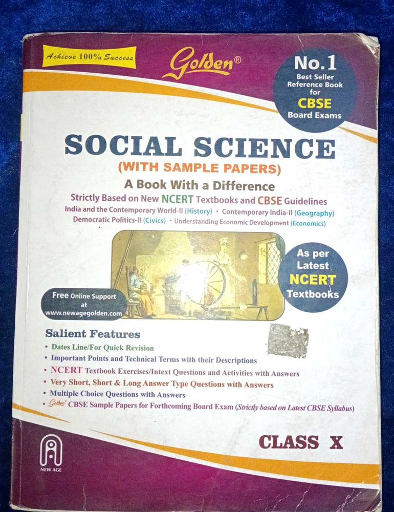 Social Science Book (Cbse)with Sample Papers