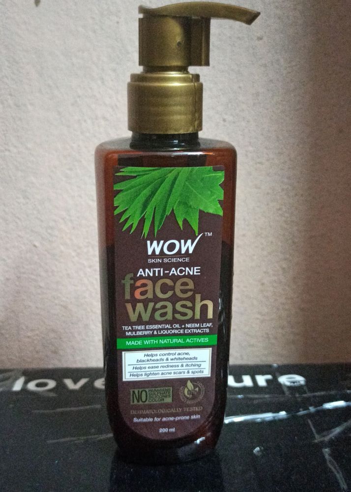 WOW Anti Acne Facewash