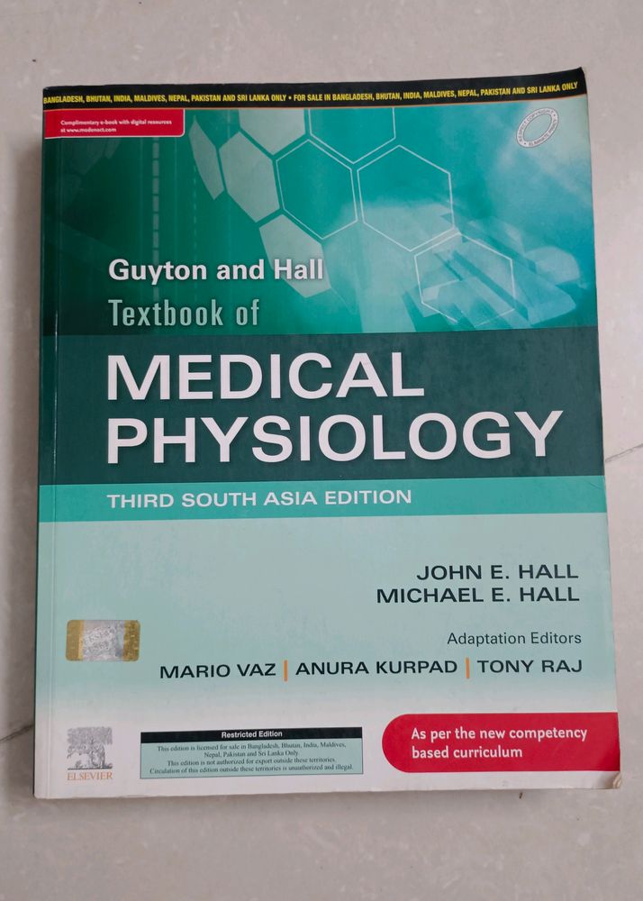 Guyton&Hall Physiological 1st year MBBS