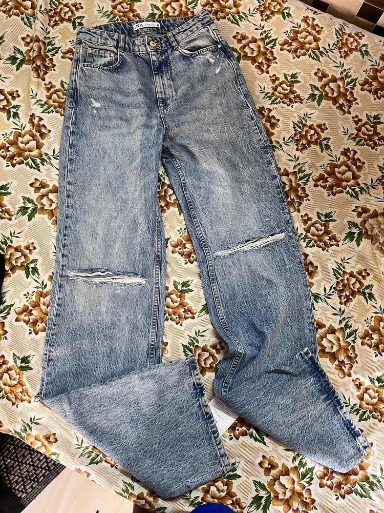 zara wide legs jeans