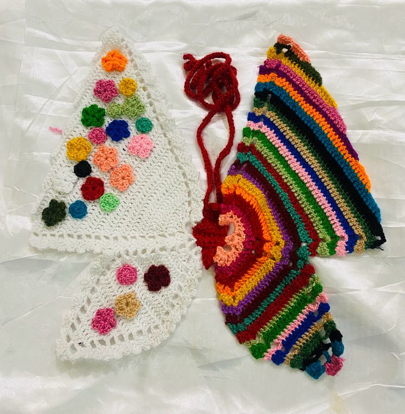 Crochet Rainbow Butterfly 🦋 Top