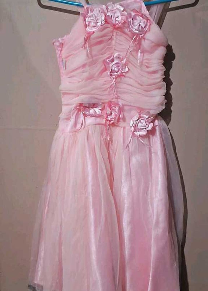 Cute Pink Dress For Kids