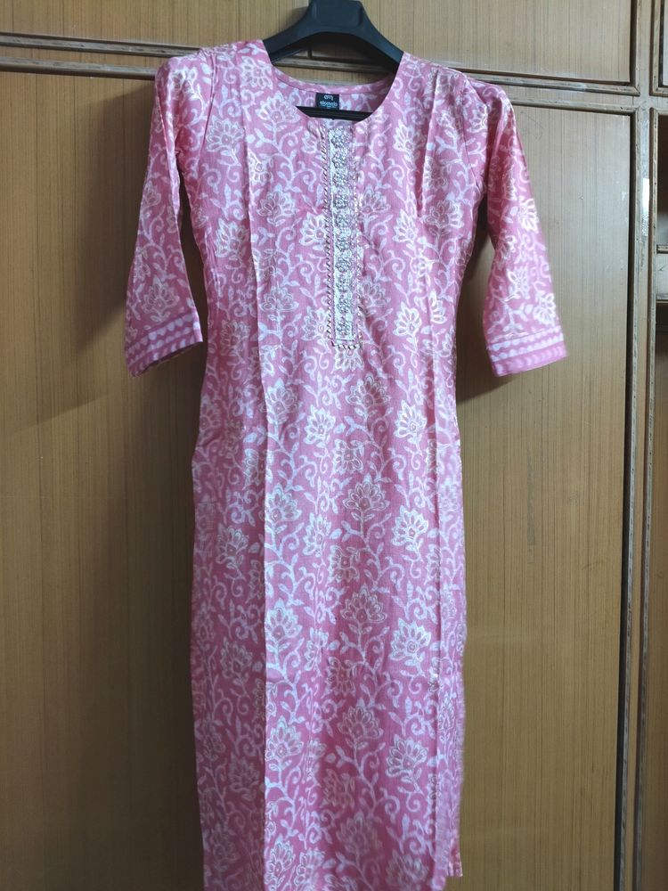 New Kurti Baby Pink