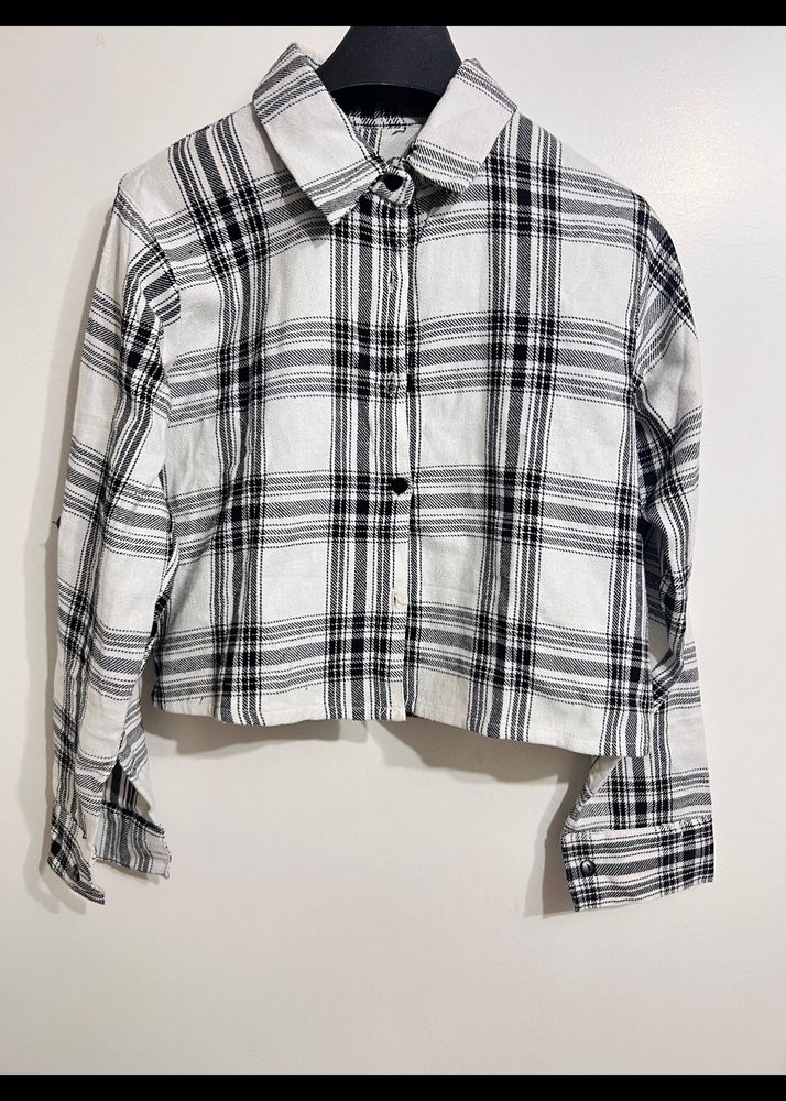 Crop Chex Shirt