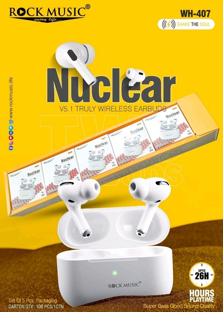 Nuclear V5.1 Truly Wireless Neckband