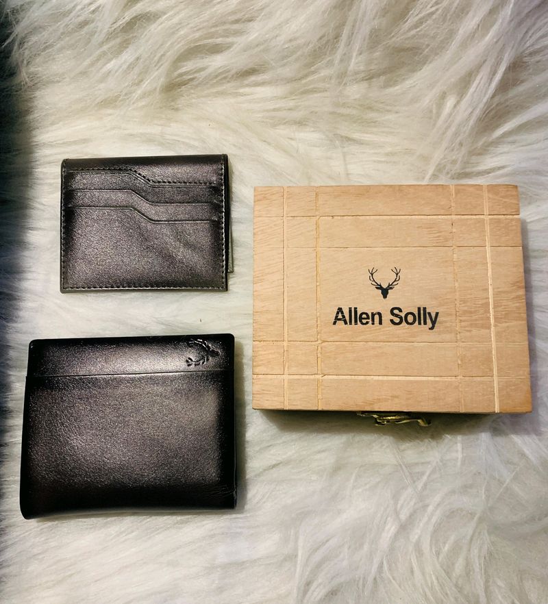 Allen Solly Jet Black Mens Wallet