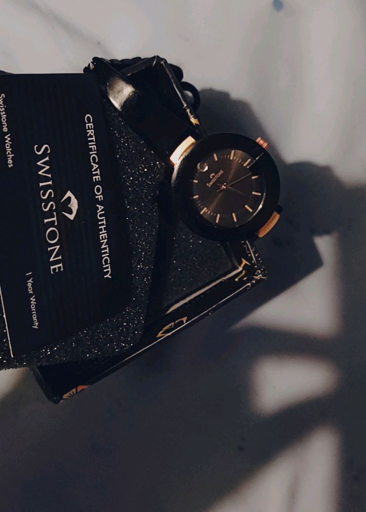 Swistone black edition Watch