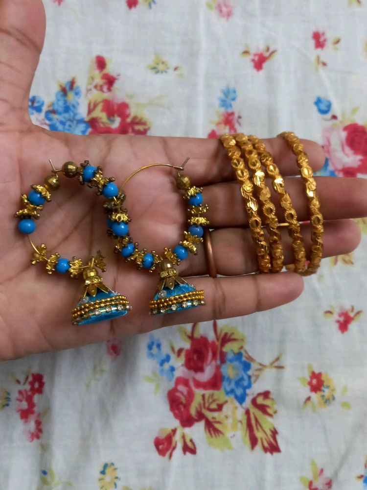 Bangles And Ear Rings