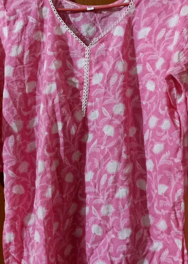 Pink Kurta