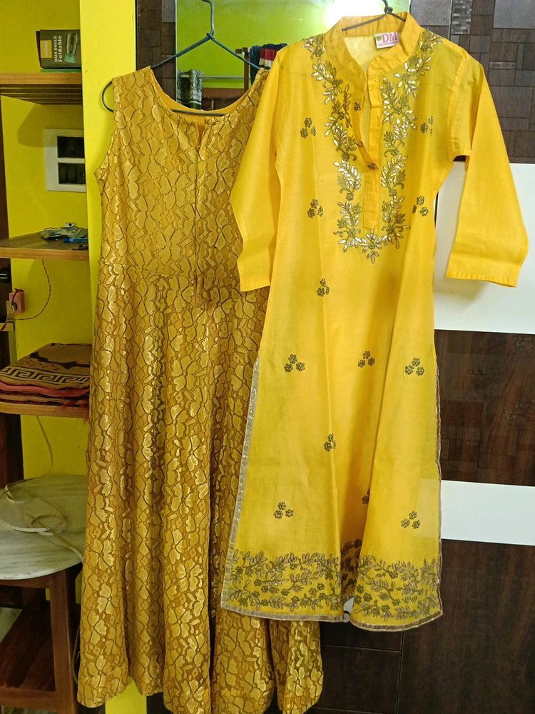 Two Piece Lancha Without Dupatta