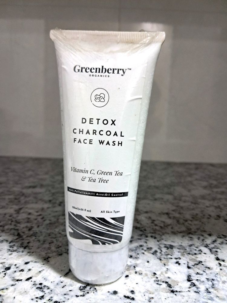 Greenberry Organics Detox Charcoal Face Wash