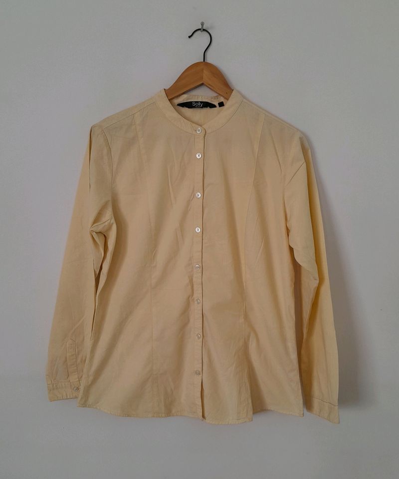 Allen Solly Cream Color Shirt