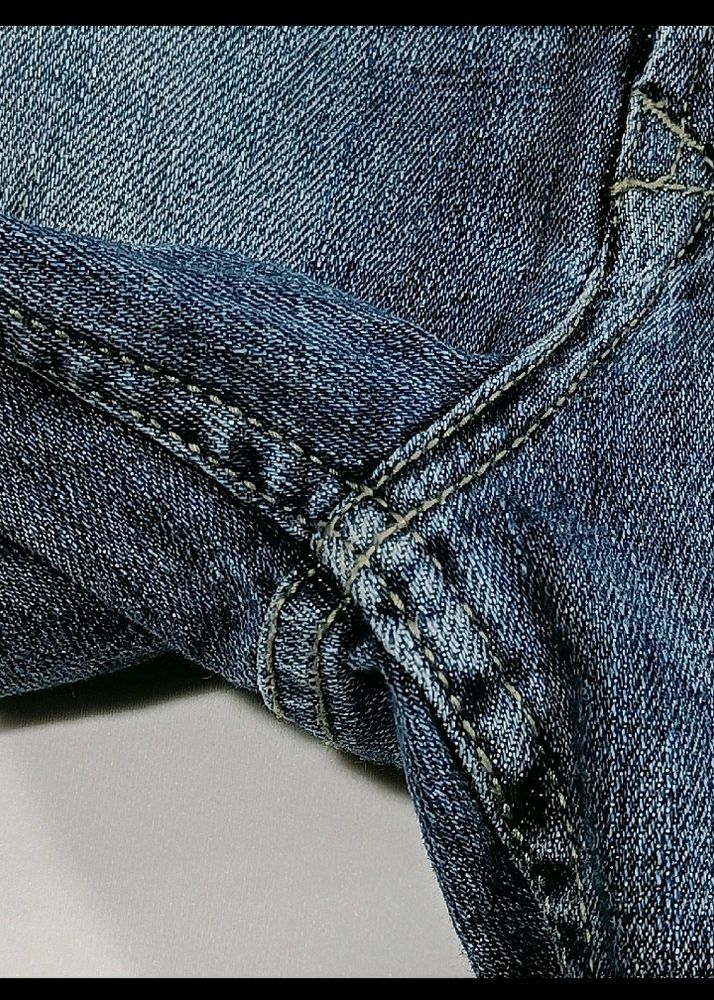 Men Blue Denim Pant