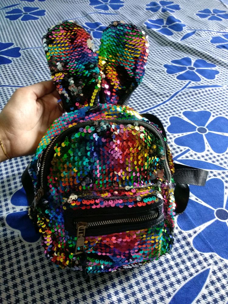 sequin backpack 🥰