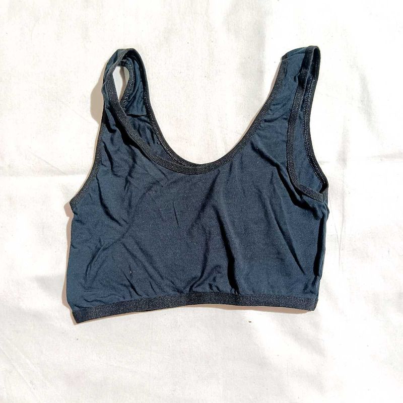 Black Sports Bra Blouse