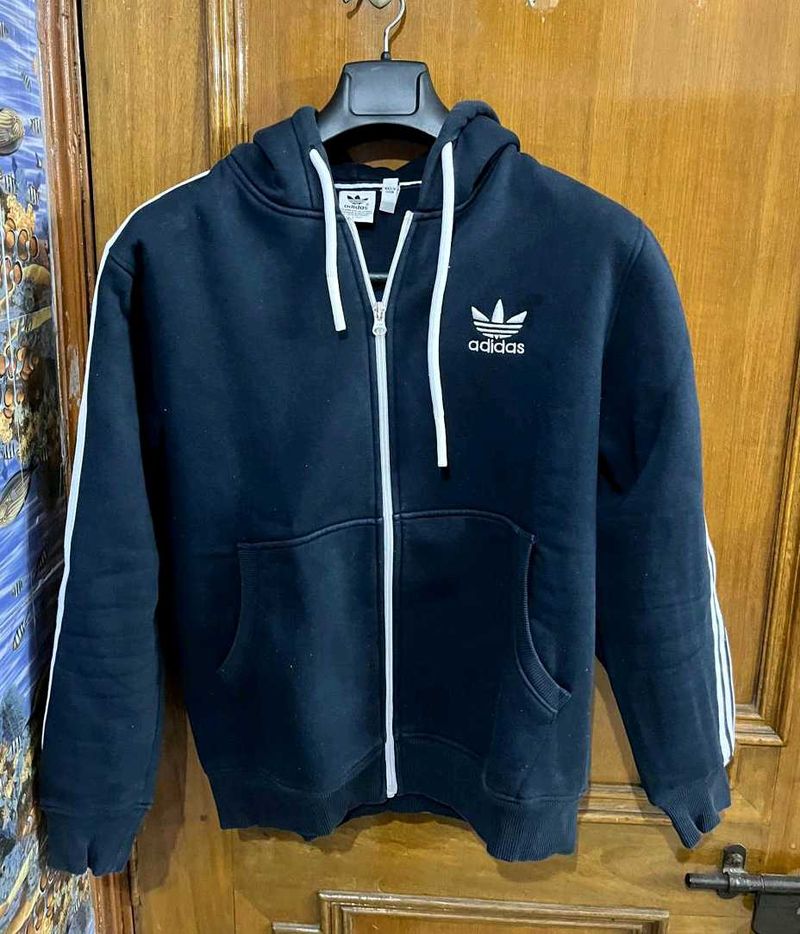 ADIDAS ORIGINALS NAVY BLUE 3 STRIPES TRACKSUIT