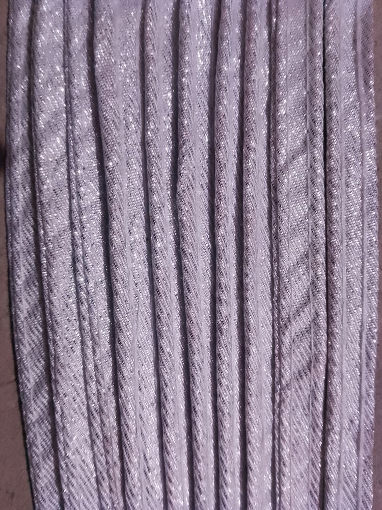 2.5M Silver Colour Designer Blouse Piping