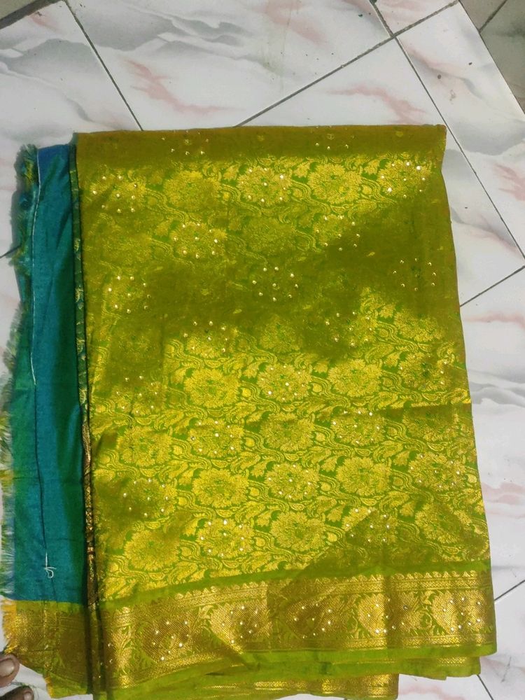 Bridal Saree With Blouse Piece