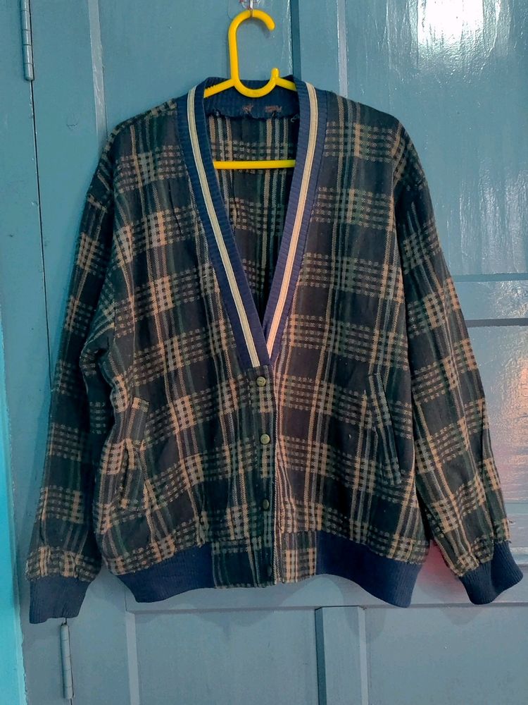 Pleated Pattern Jacket Old School