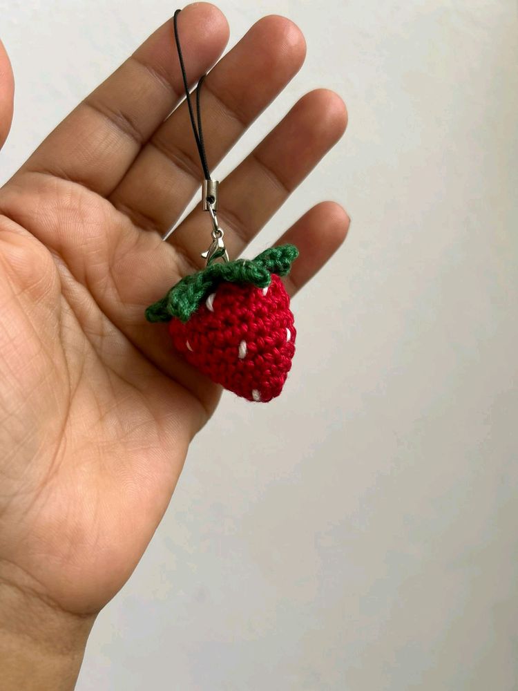 Crochet Mobile Charms and accessories. handmade