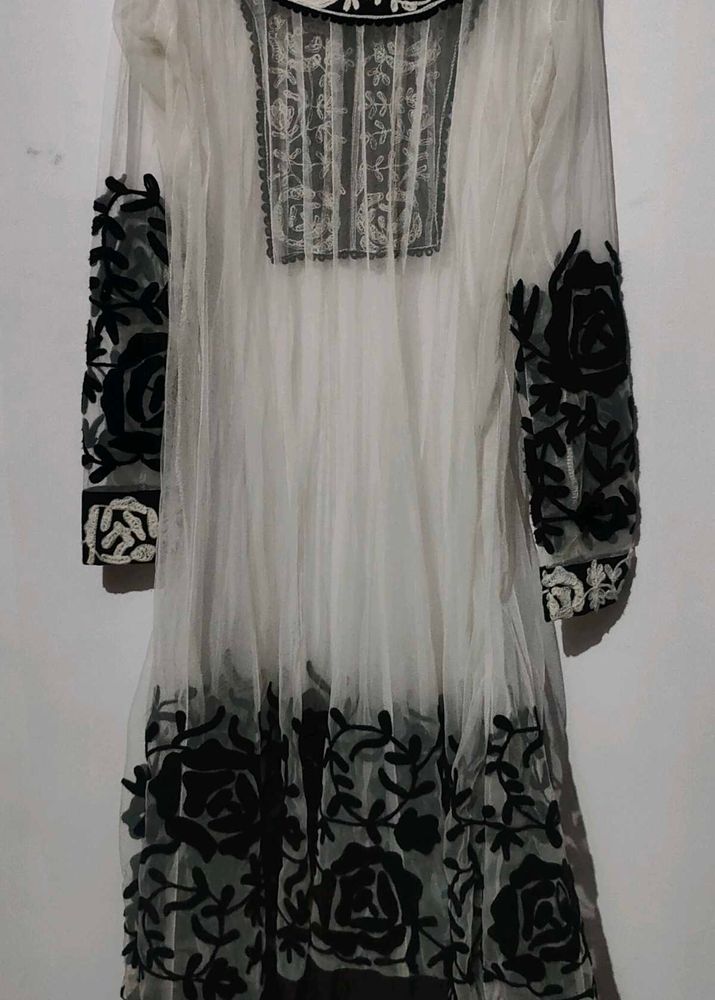 Anarkali Kurti With Thread Work