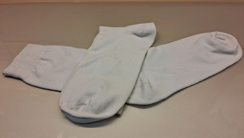 White Pair of Socks