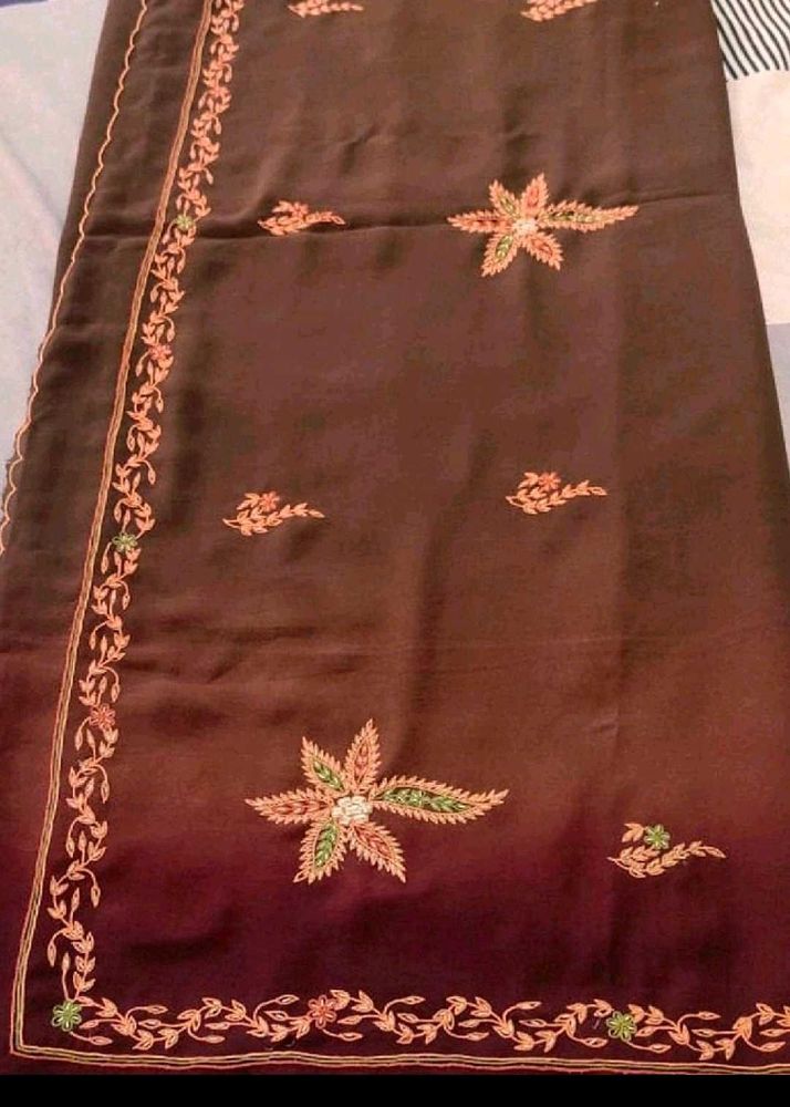 Embroidery Work Saree