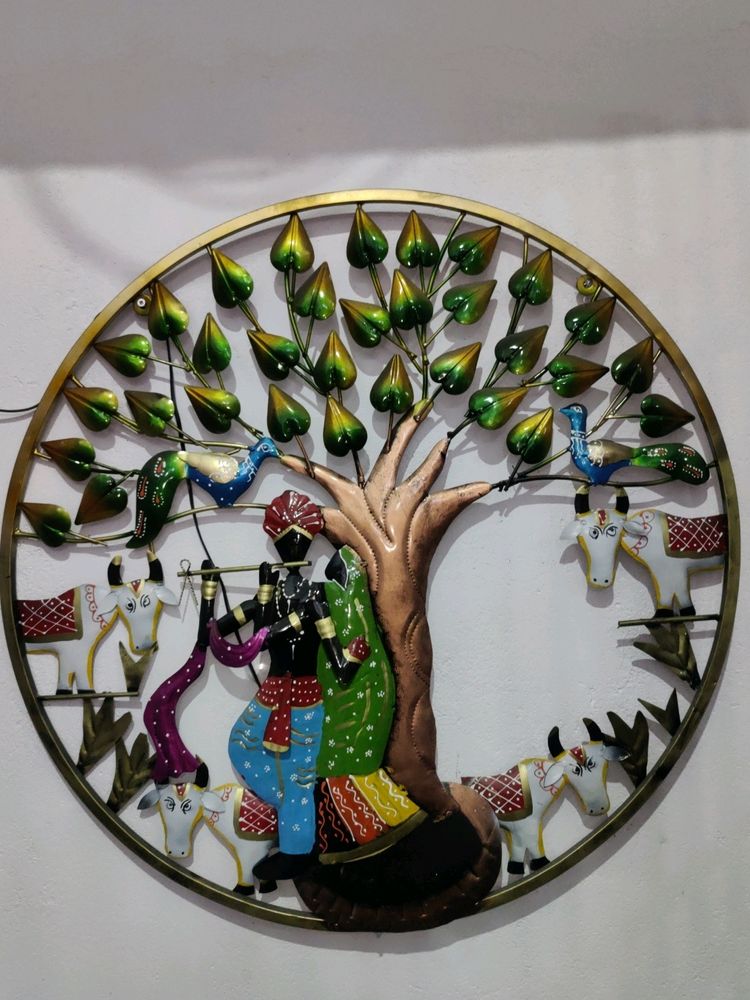 Wall Metal Radhe Krishna