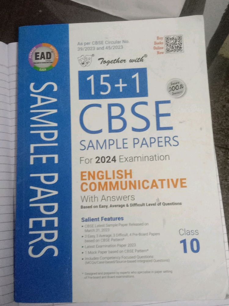 15 +1 CBSE Sample Paper For English Communicative