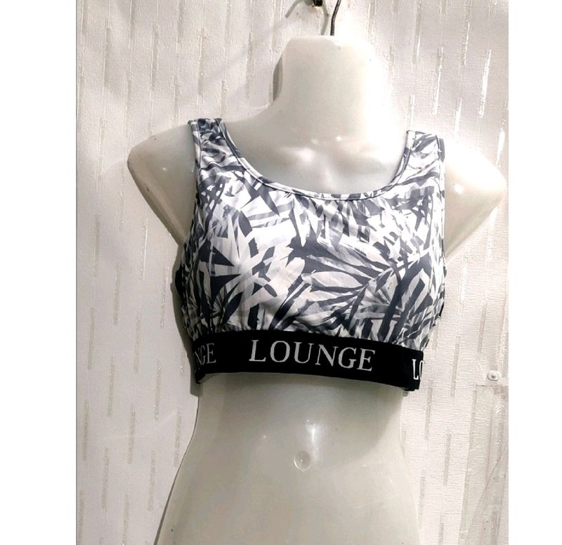 Sports Crop Top For Girls L/13