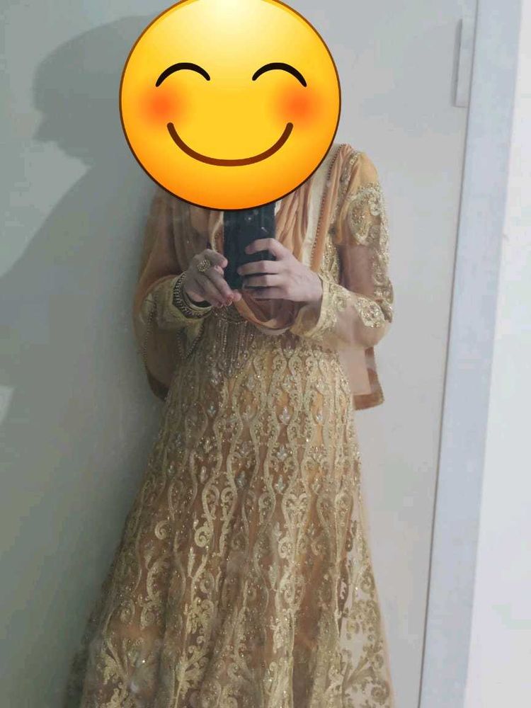 Golden Anarkali