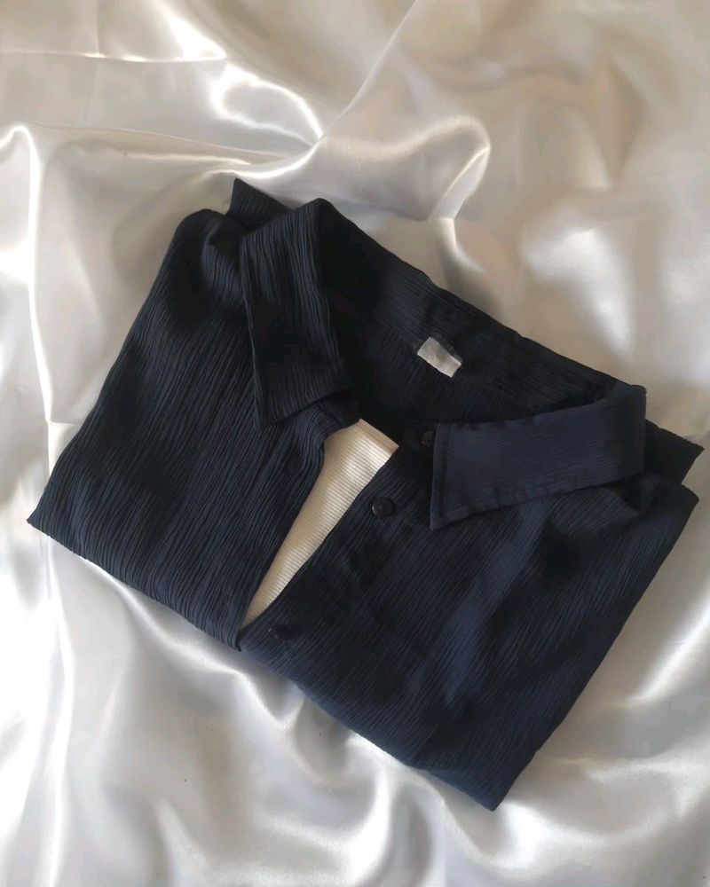 Dark Blue Shirt For Formal & Casual Wear