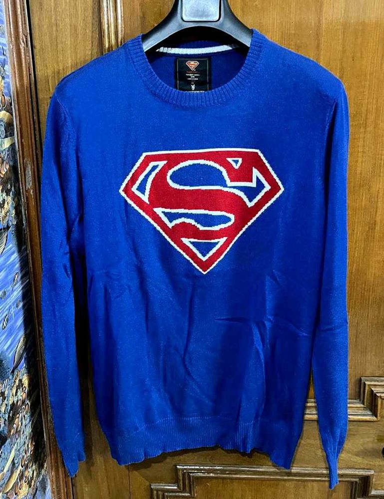 SUPERMAN  BLUE SWEATER