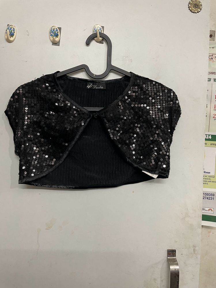 Women Sequin Jacket Top