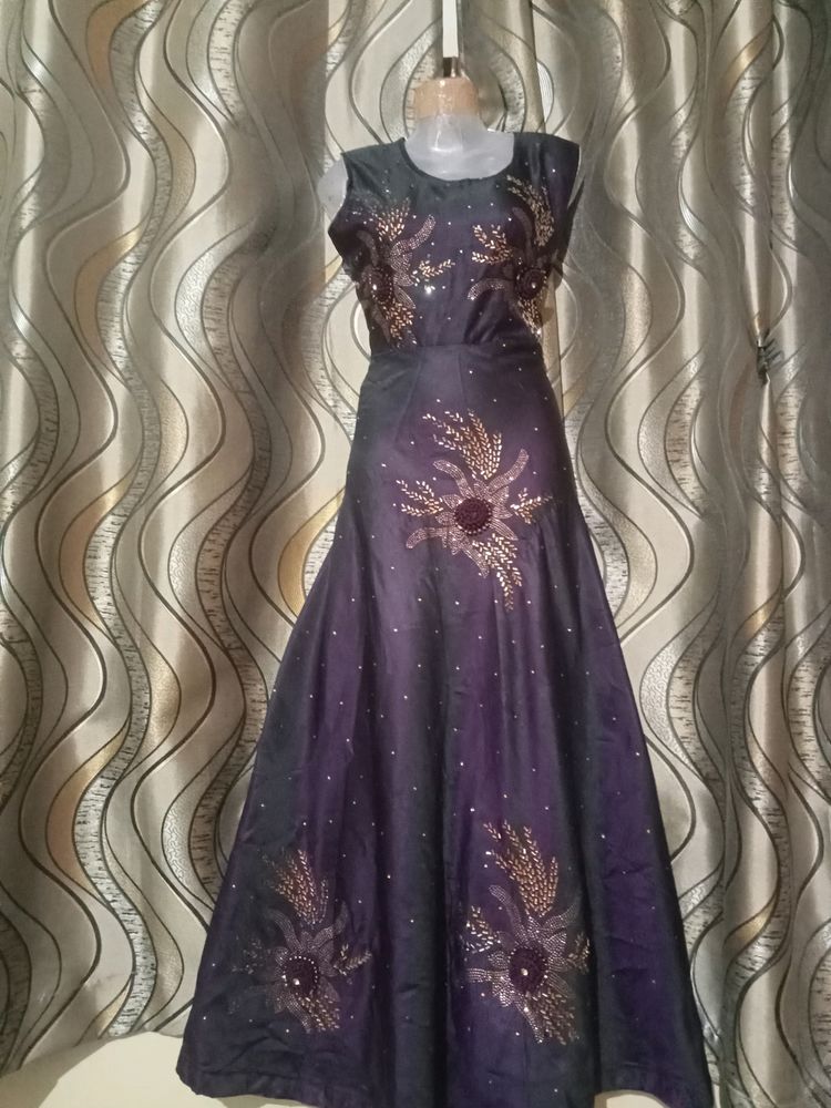 Purple Ethnic Gown