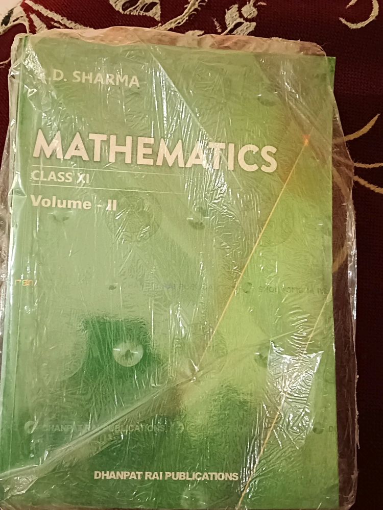 R.D. Sharma Class 11 Volume 2 Mathematics