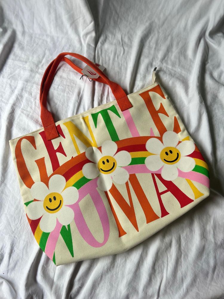 Gentle Woman Large Tote Bag