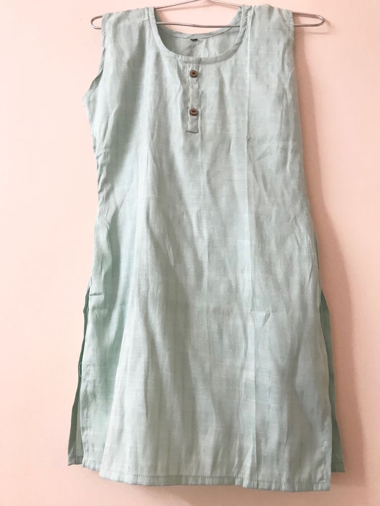 ✅Sea Green KURTI