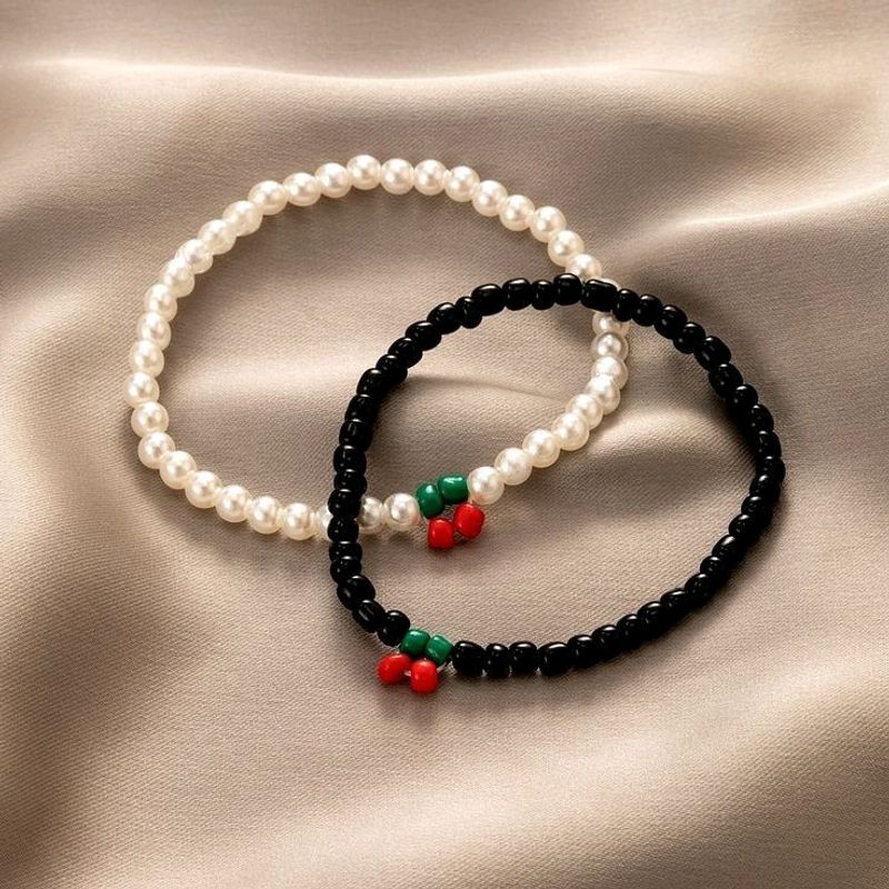 Cute Cherry Bracelets (Combo) 🍒