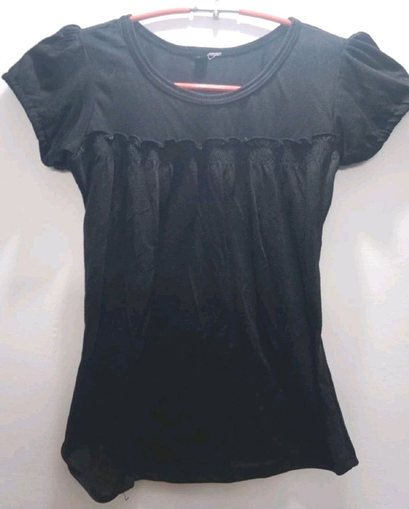 Beautiful Black Top For Baby Girls