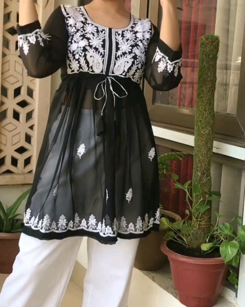 Chikankari Kurti/ Tonic